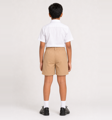 Sandy Brown School Uniform Shorts