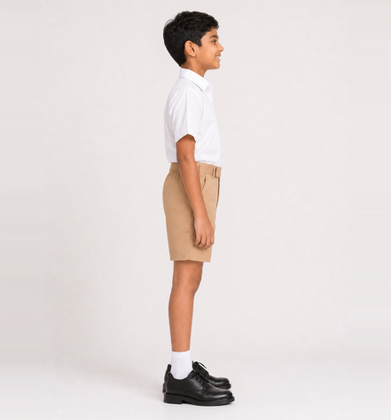 Sandy Brown School Uniform Shorts