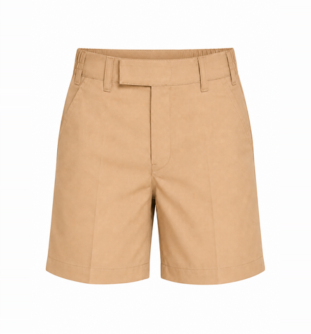 Sandy Brown School Uniform Shorts