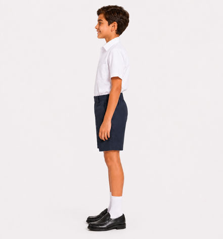 Dark Navy School Uniform Shorts