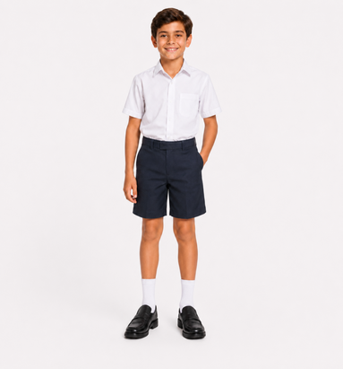 Dark Navy School Uniform Shorts