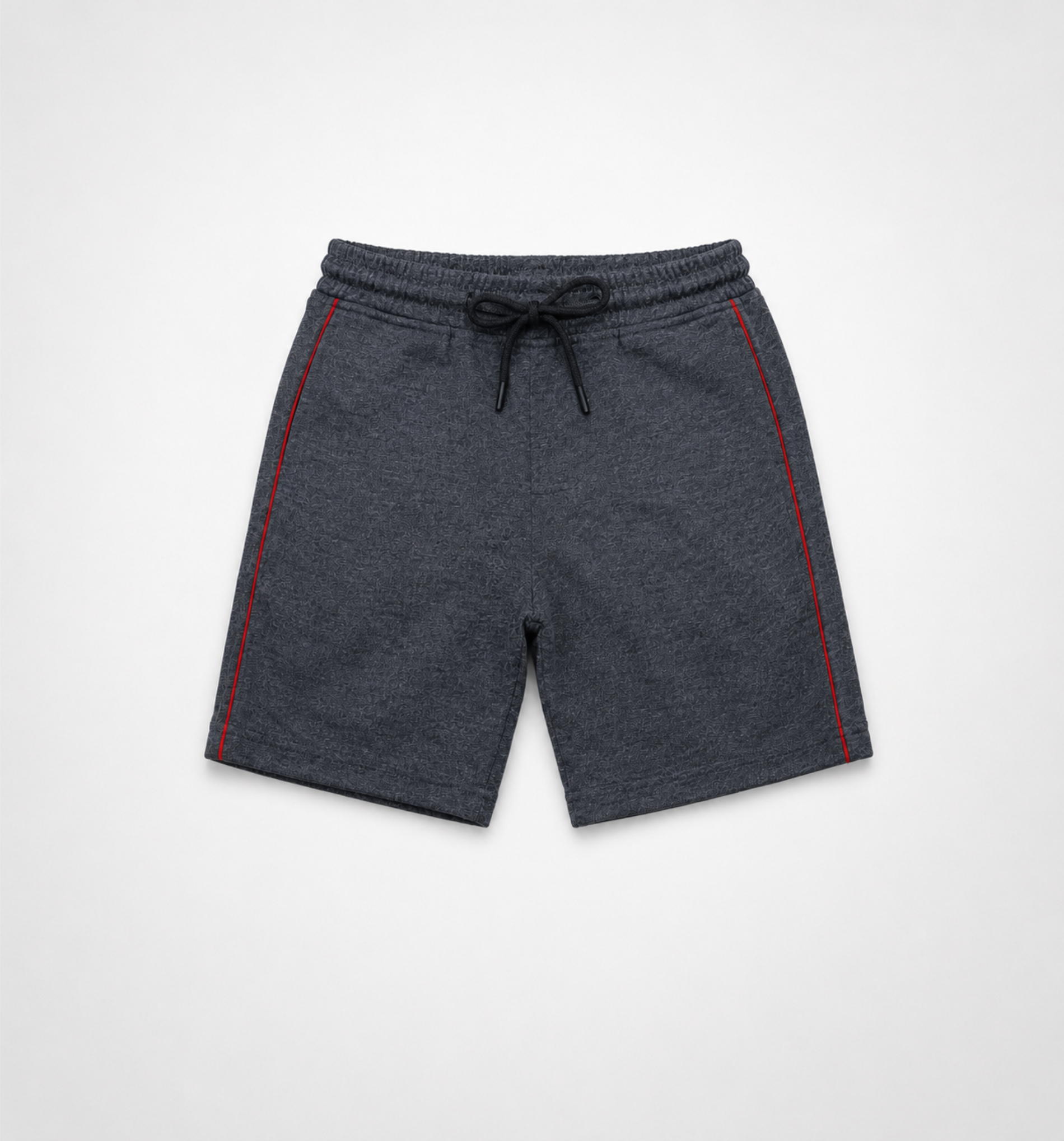 Boys Knit Shorts with Piping