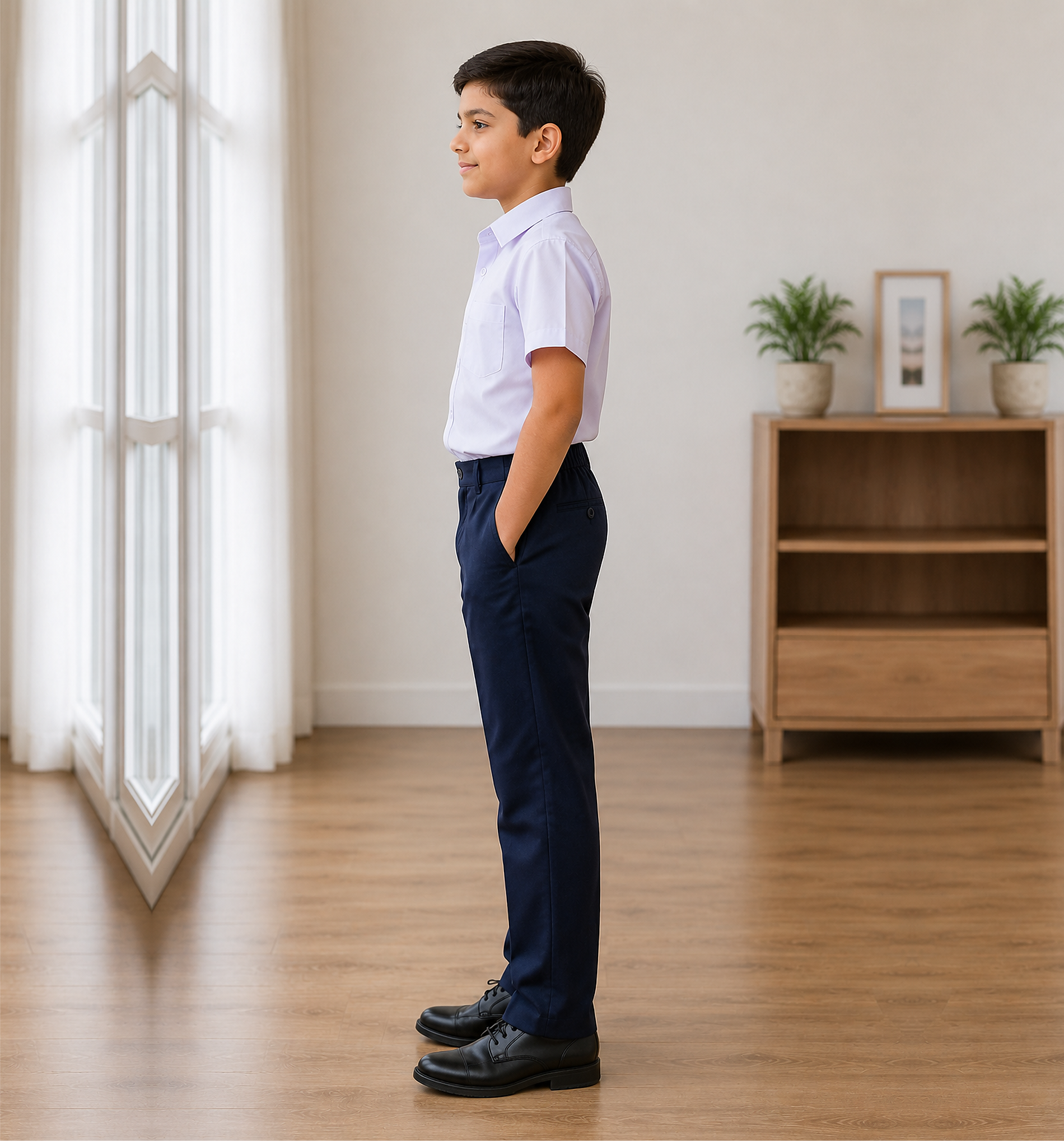 Dark Navy School Uniform Trousers