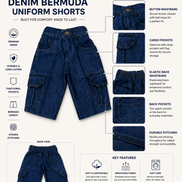 Denim KG Bermuda Shorts
