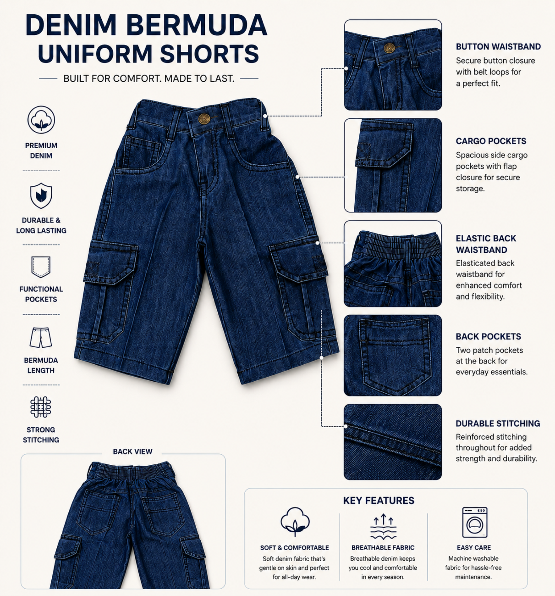 Denim KG Bermuda Shorts