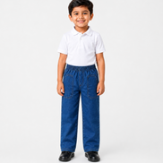 Denim KG Round-Elastic Pants