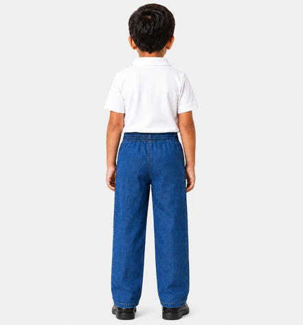 Denim KG Round-Elastic Pants