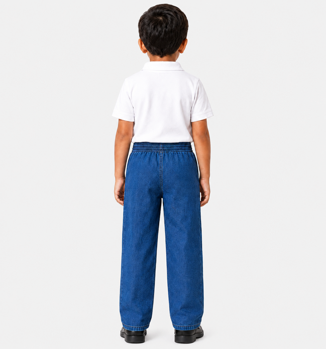 Denim KG Round-Elastic Pants