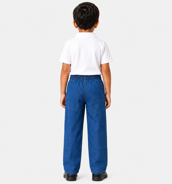 Denim KG Round-Elastic Pants