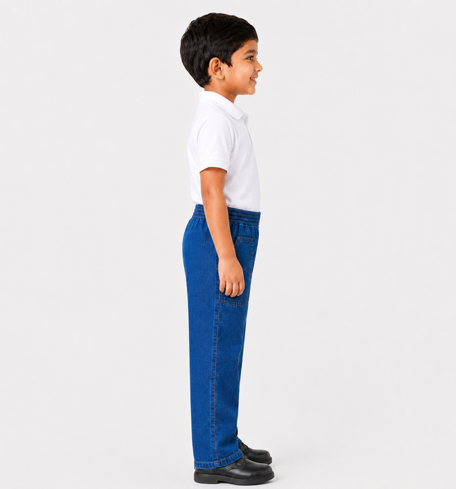 Denim KG Round-Elastic Pants