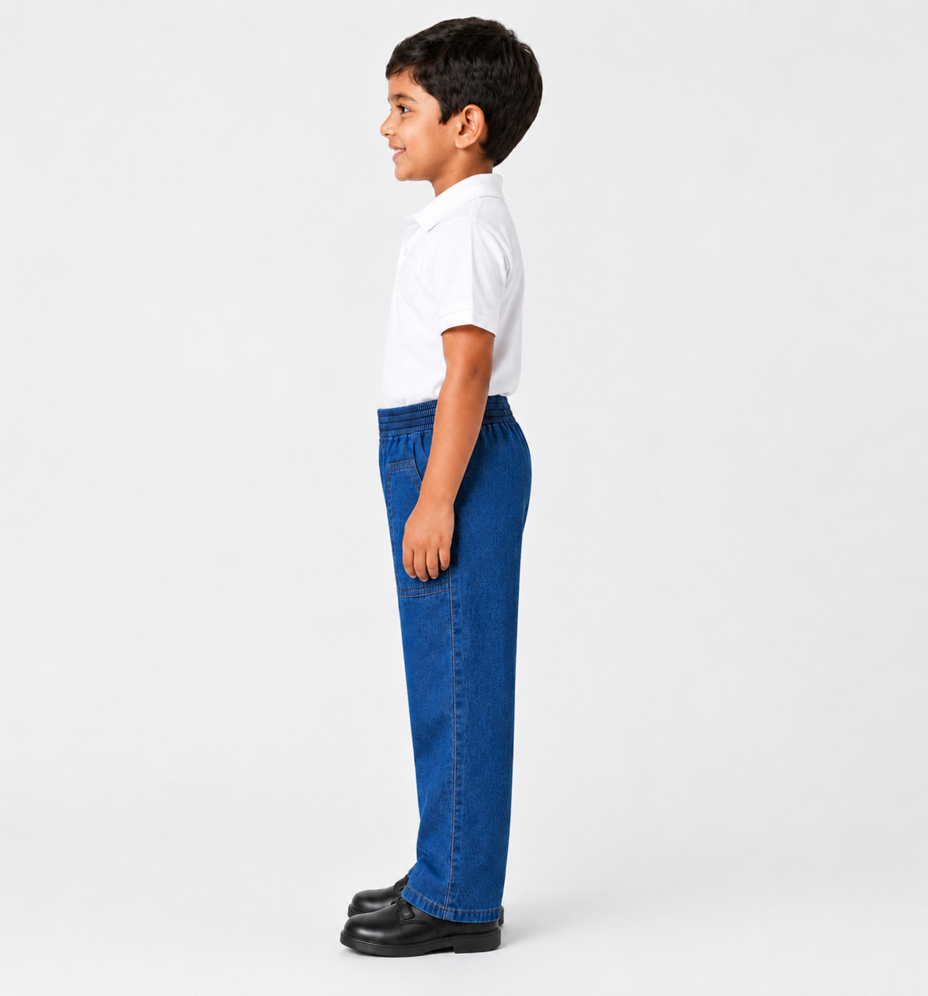 Denim KG Round-Elastic Pants