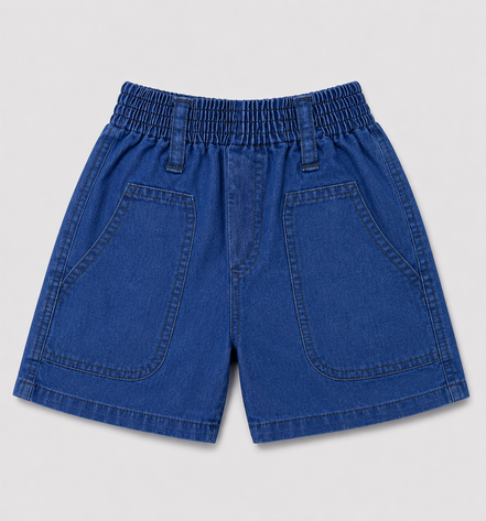 Denim KG Uniform Half Pants