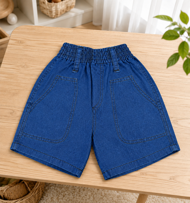 Denim KG Uniform Half Pants