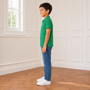 Green Polo Uniform T-Shirt