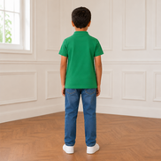 Green Polo Uniform T-Shirt