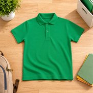 Green Polo Uniform T-Shirt