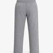 Boys’ Light Grey Melange Fashion Track Pants