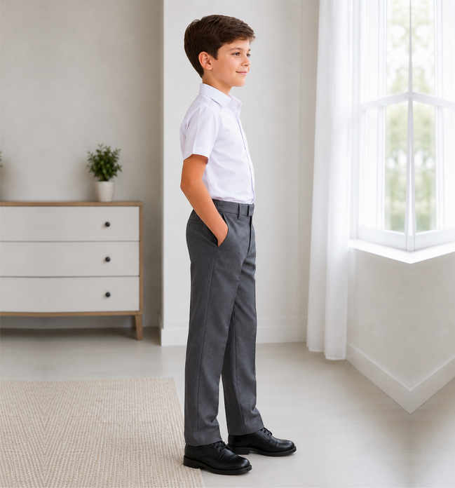 Grey School Uniform Trousers