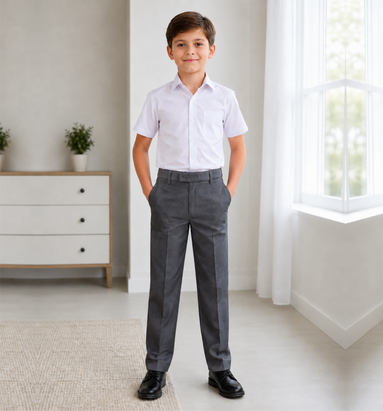 Grey School Uniform Trousers