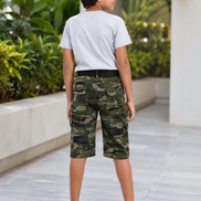 Summer Capri Shorts for Kids - Green