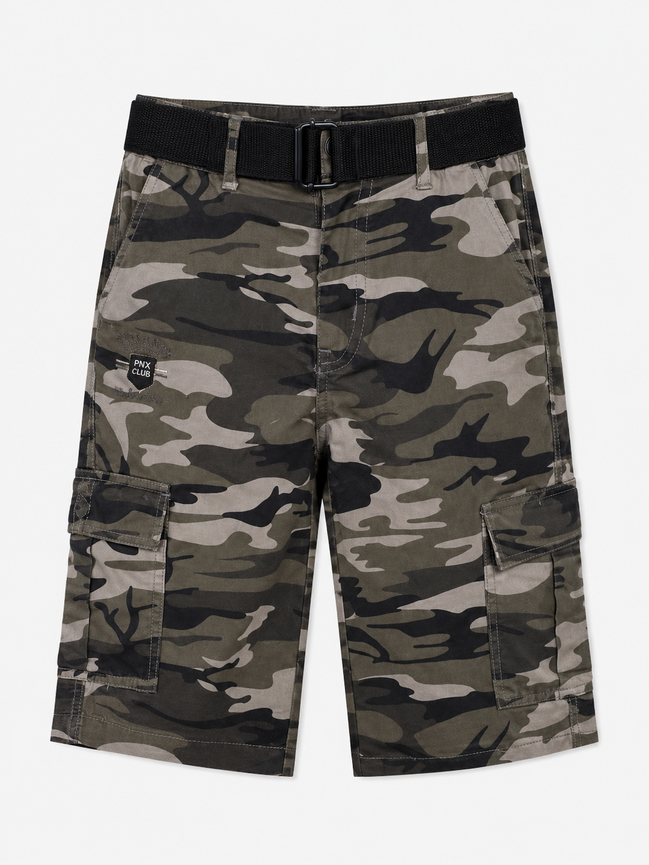 Summer Capri Shorts for Kids - Grey