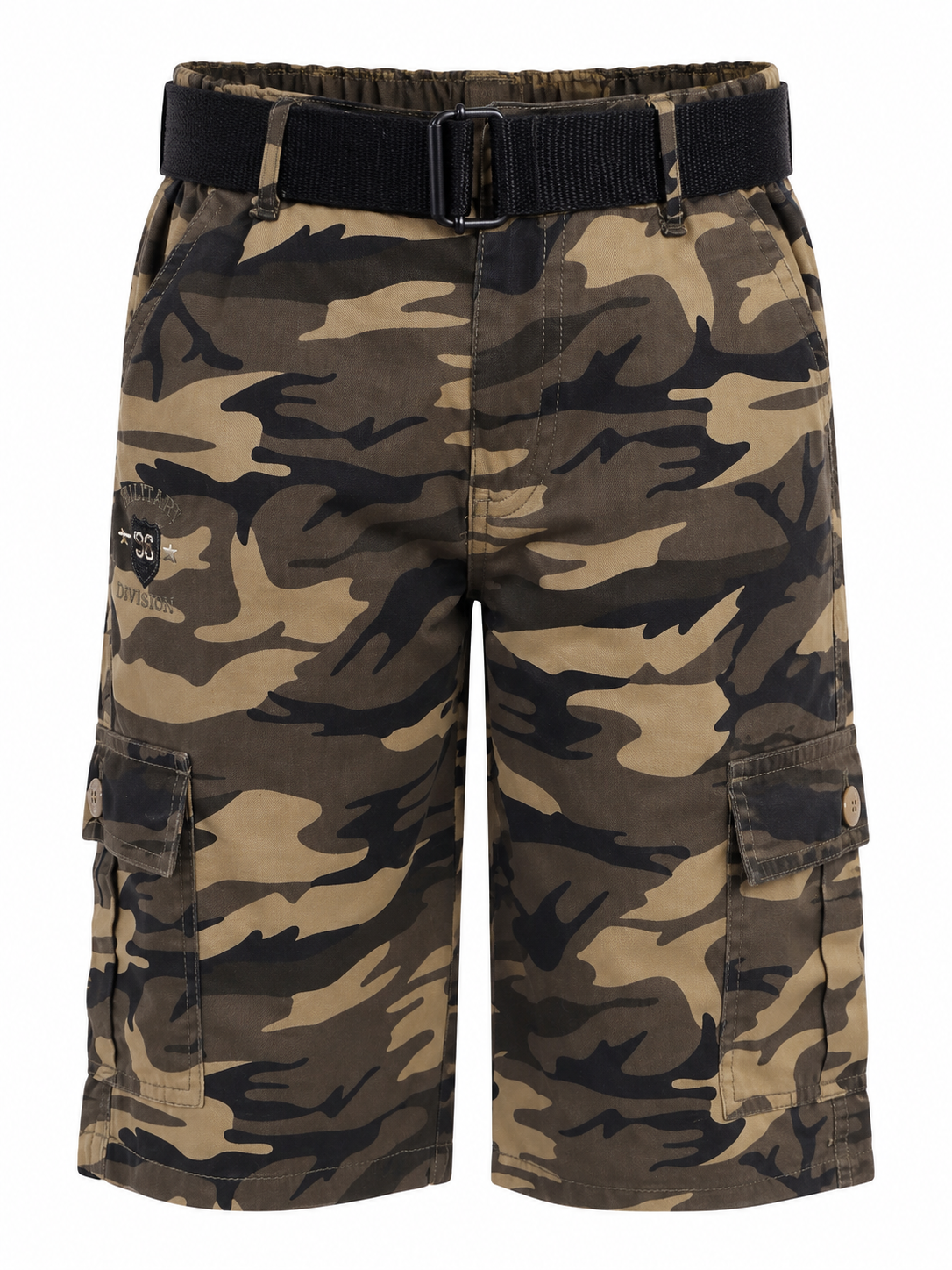 Summer Capri Shorts for Kids - Khaki
