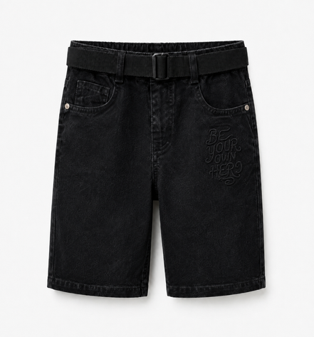Fashion Denim Bermuda Shorts for Boys