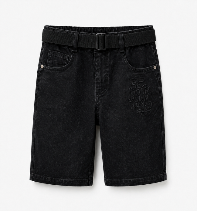 Fashion Denim Bermuda Shorts for Boys