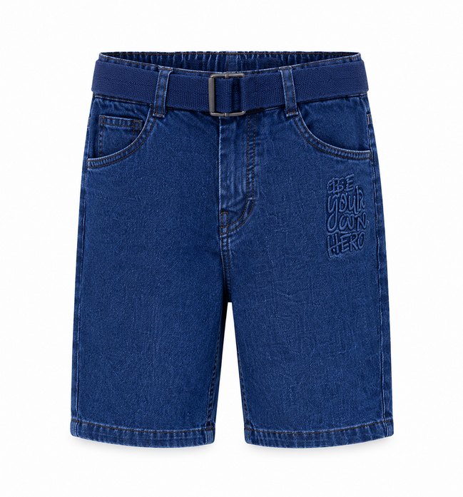 Fashion Denim Bermuda Shorts for Boys