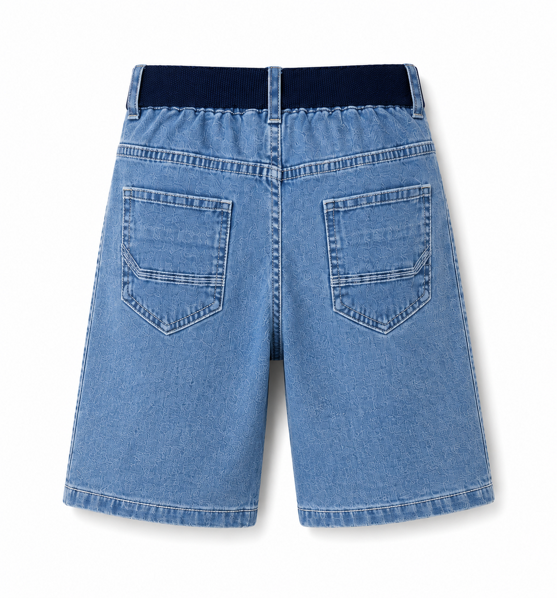 Fashion Denim Bermuda Shorts for Boys