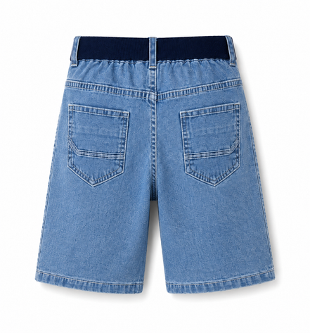 Fashion Denim Bermuda Shorts for Boys