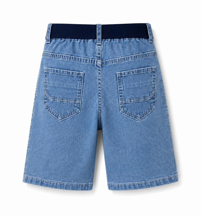 Fashion Denim Bermuda Shorts for Boys
