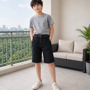 Fashion Denim Bermuda Shorts for Boys