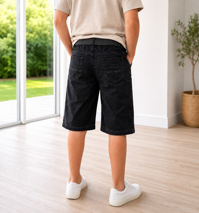 Fashion Denim Bermuda Shorts for Boys