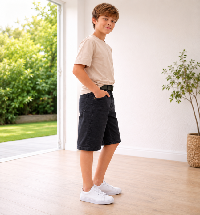 Fashion Denim Bermuda Shorts for Boys