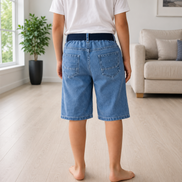 Fashion Denim Bermuda Shorts for Boys