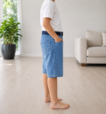 Fashion Denim Bermuda Shorts for Boys