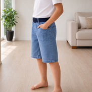 Fashion Denim Bermuda Shorts for Boys