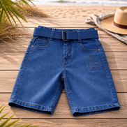 Fashion Denim Bermuda Shorts for Boys