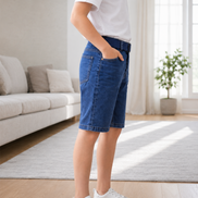Fashion Denim Bermuda Shorts for Boys
