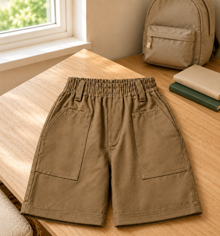 Khaki KG Uniform Bermuda Shorts
