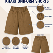 Khaki KG Uniform Bermuda Shorts