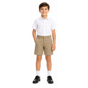Khaki School Uniform Shorts