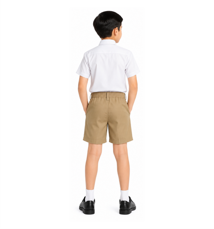 Khaki School Uniform Shorts
