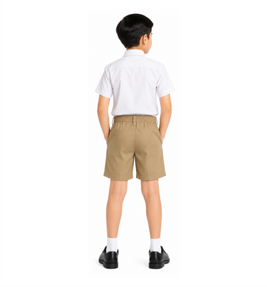 Khaki School Uniform Shorts