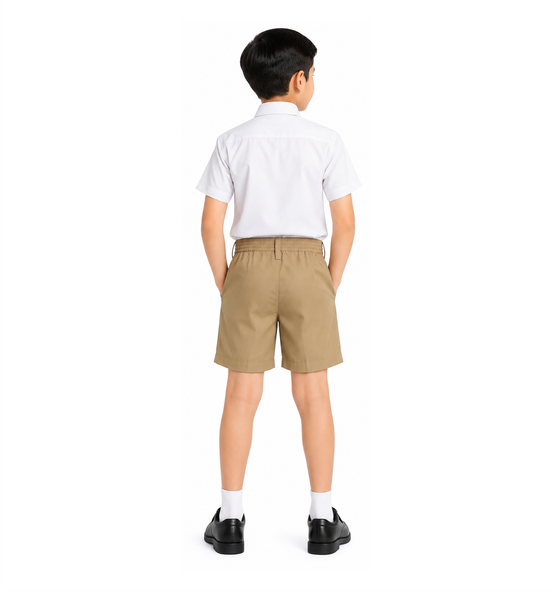 Khaki School Uniform Shorts