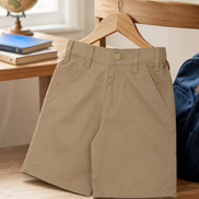Khaki School Uniform Shorts