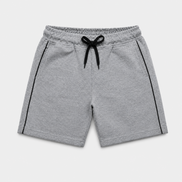 Boys Knit Shorts with Piping