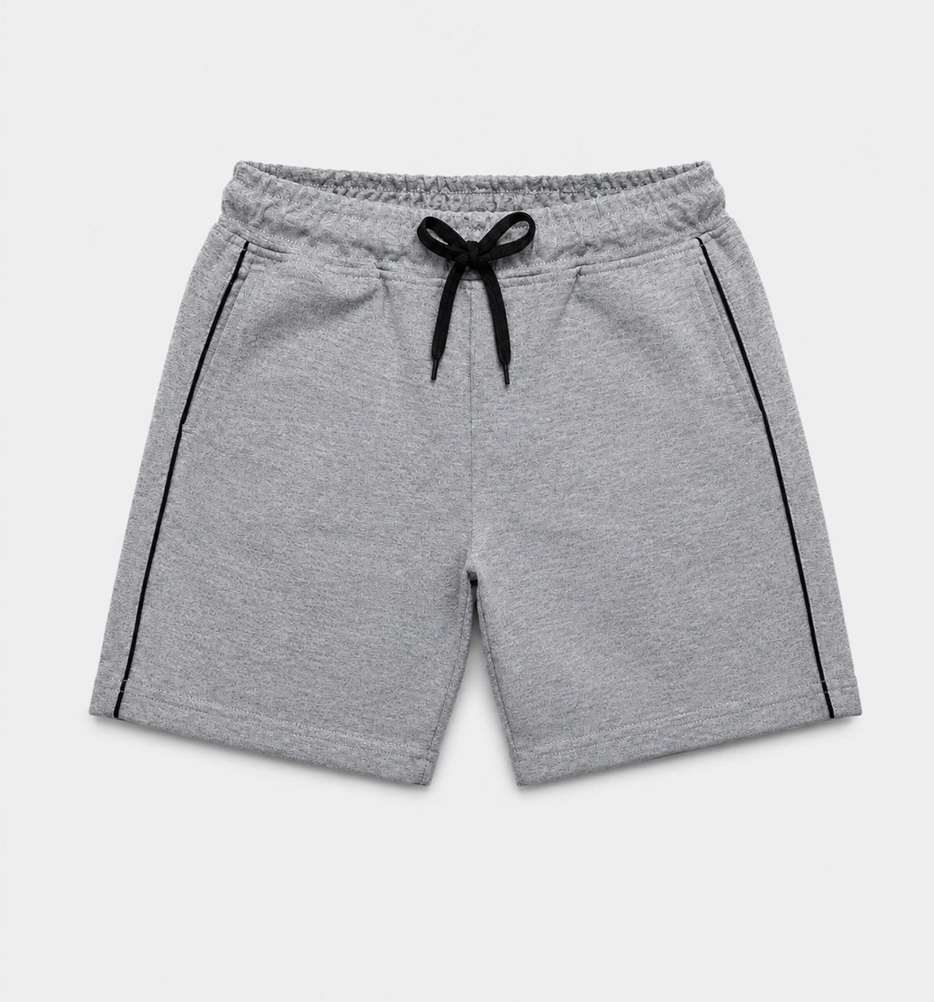Boys Knit Shorts with Piping