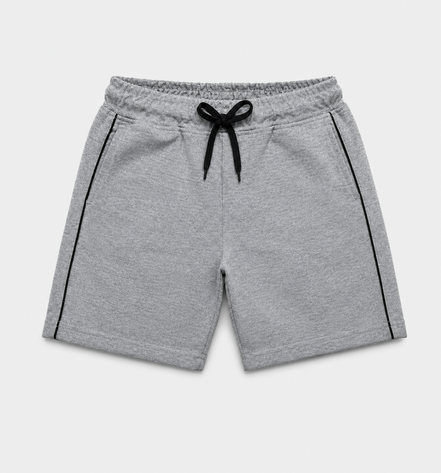 Boys Knit Shorts with Piping